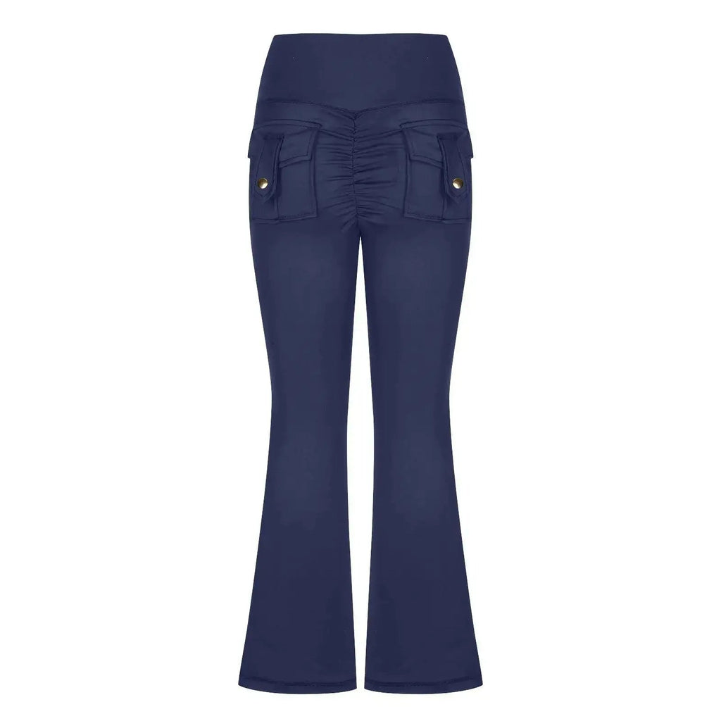 Flare Yoga Pants High Waisted | Flairé™ Flared Leggings with Pockets 30"